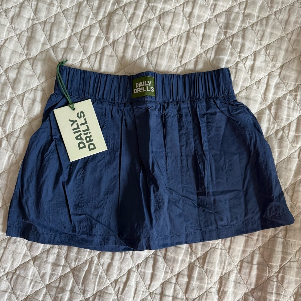 Daily Drills Navy Blue Skort